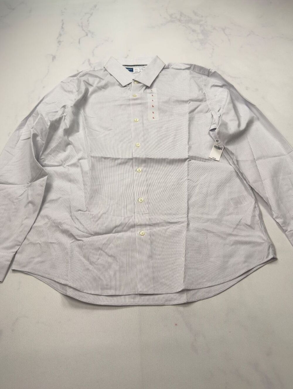 Old Navy Classic Style Button-Up Shirt White 2010s Minimalist - Mens L NWT